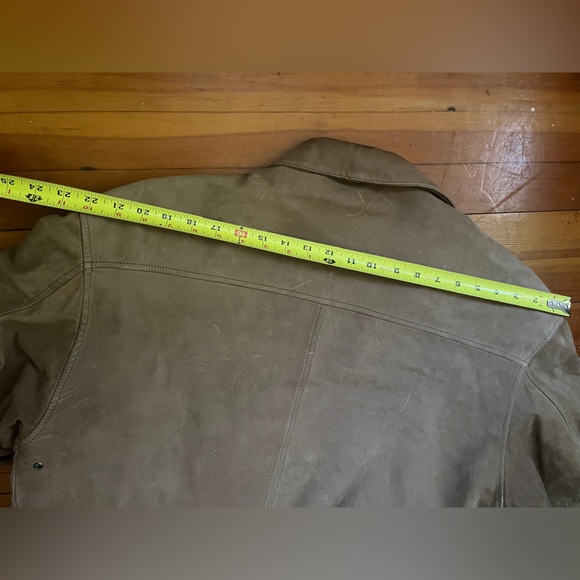 Vintage Greg Bell Brown Suede Bomber Jacket - Picture 6 of 7